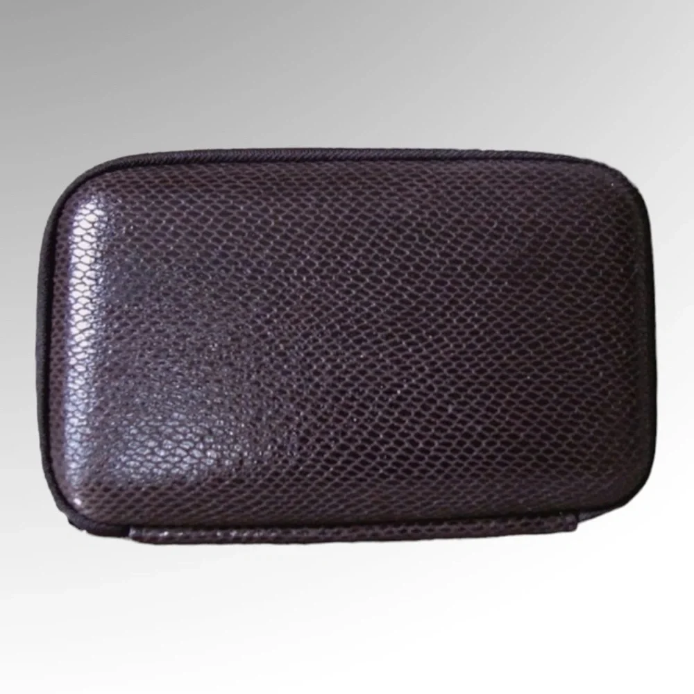 New! Laura Mercier Hard Shell Travel Brush Case FAUX SNAKE SKIN